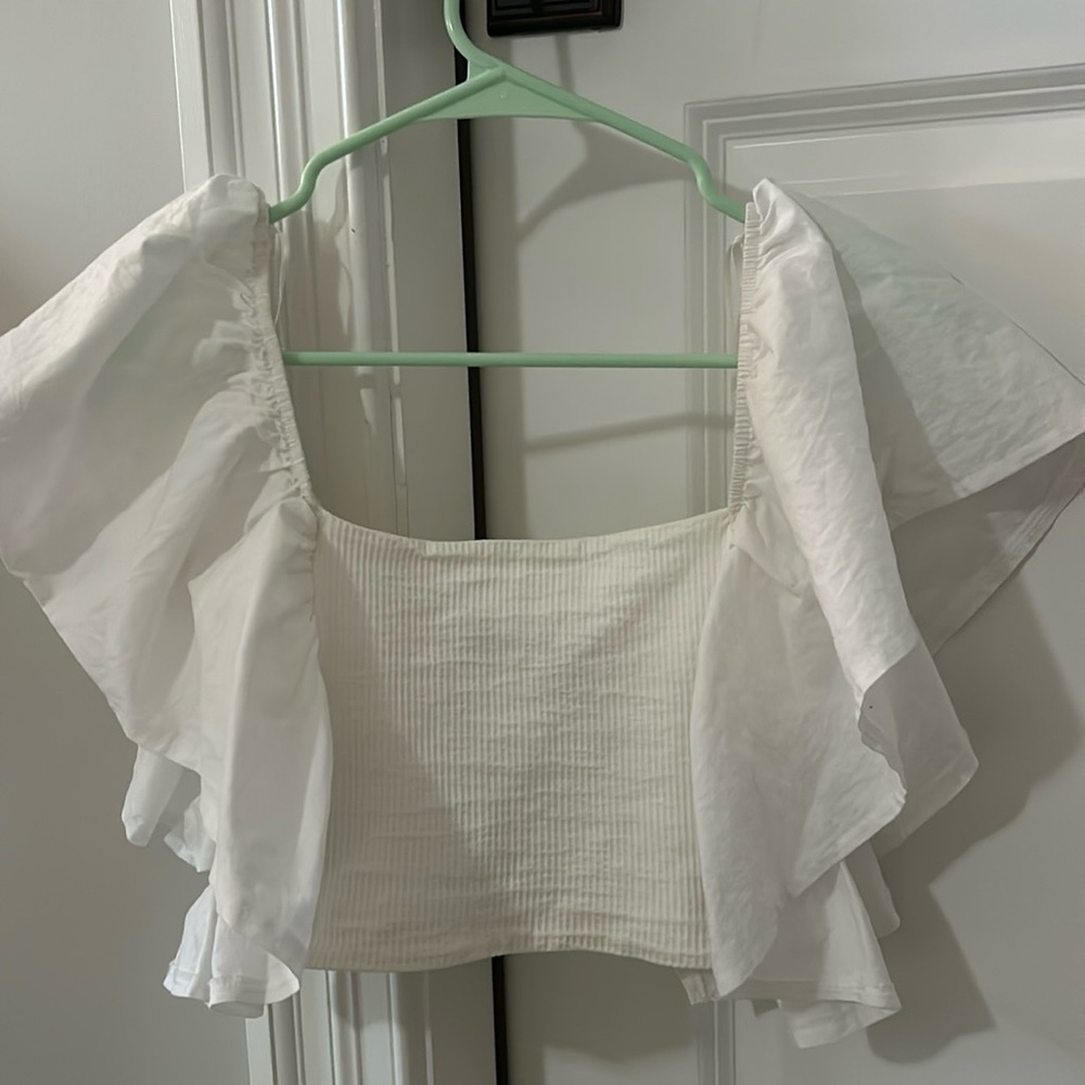 Zara puff sleeve top